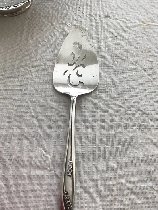Classic Silver-plated Pierced Server - 1950’s
