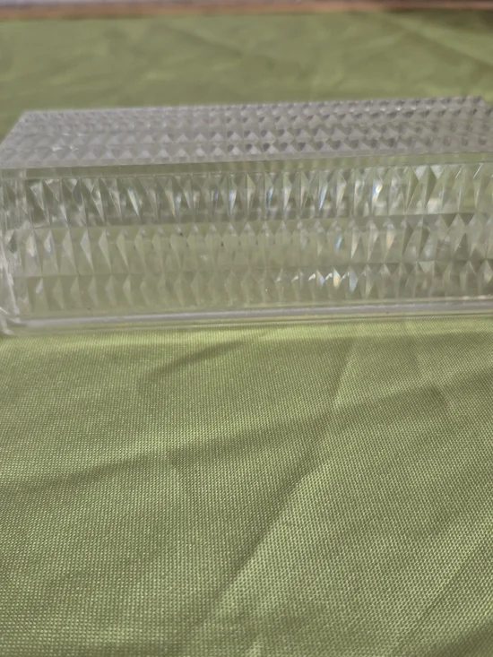 Clear Acrylic Butter Dish