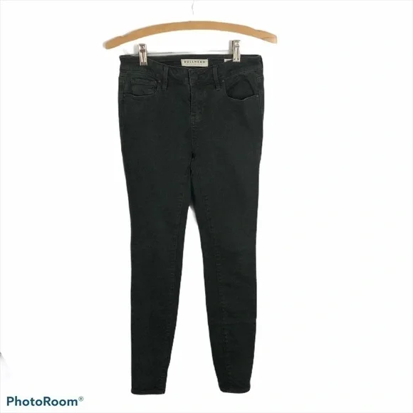 Bullhead Mid Rise Skinny Black Jeans Sz 24 Denim Women’s