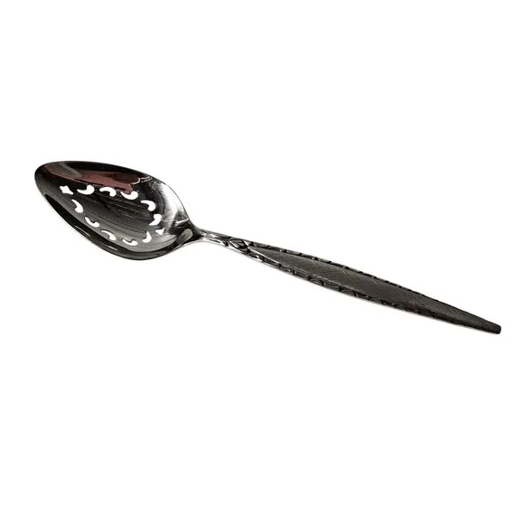 Vintage Oneida Community Venetia Stainless Steel Flatware‎ Slotted Serving Spoon