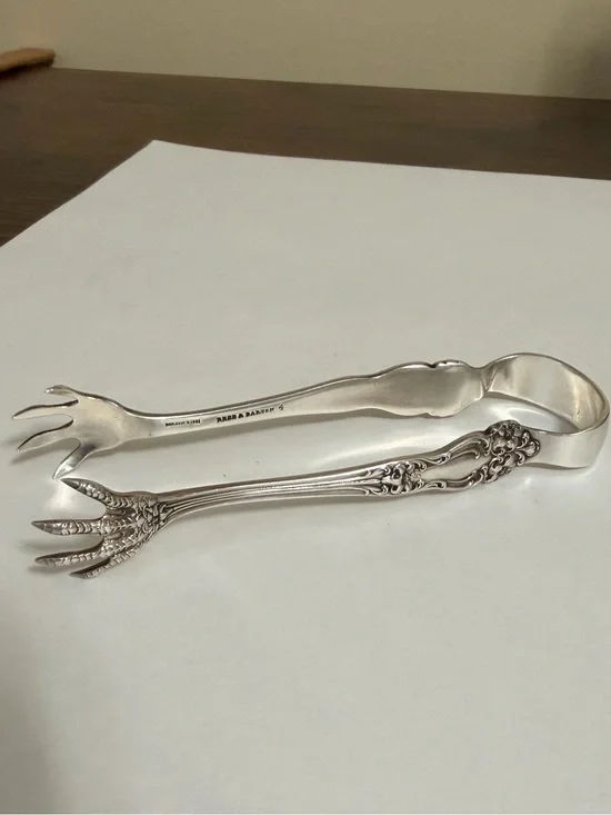 Reed & Barton Silver Sugar Tongs