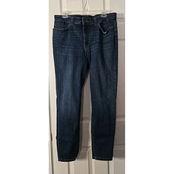 Lee Womans Slim‎ Fit Skinny Leg Mid Rise Sculpting Jeans Size 16X28