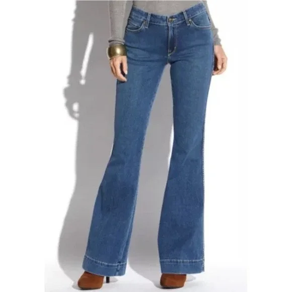 Y2K Felicity CJ BY COOKIE JOHNSON Flare Leg‎ Blue Jeans 28 NWT