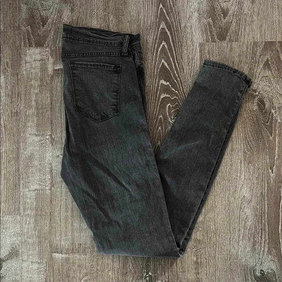 Flying Monkey Gray Faded Mid Rise Skinny Denim Size 30