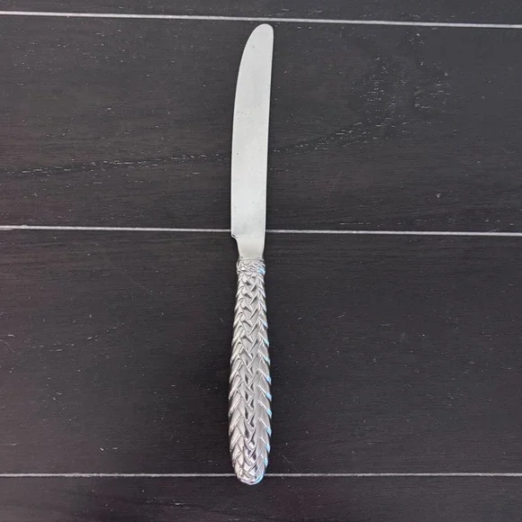 Equestrian Braid (Stainless, 1991) by RALPH LAUREN Flatware |‎ New French Knife