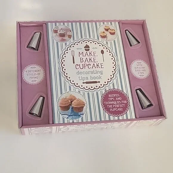 Cupcake icing tip and bag kit new