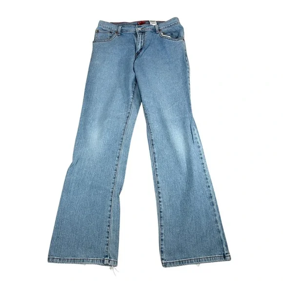 Levis Classic Relaxed Boot Cut Jeans‎ Y2K Light Wash Blue Size 10MIS L=M