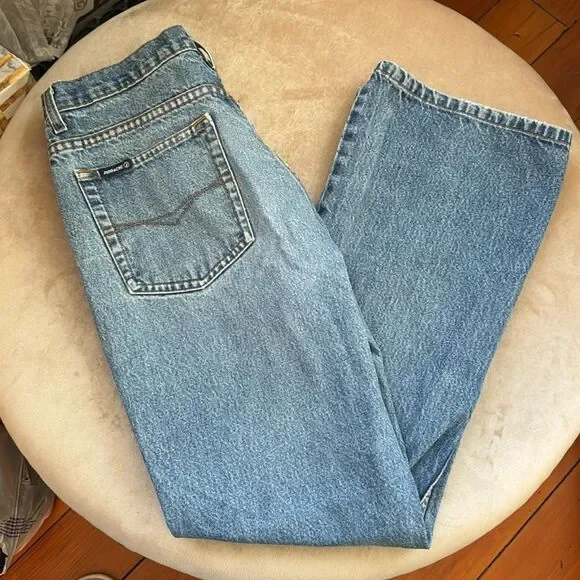 Jordache VTG *Stiff* Bootcut Denim Jeans Sz 28 11/12 EUC! TRENDING!