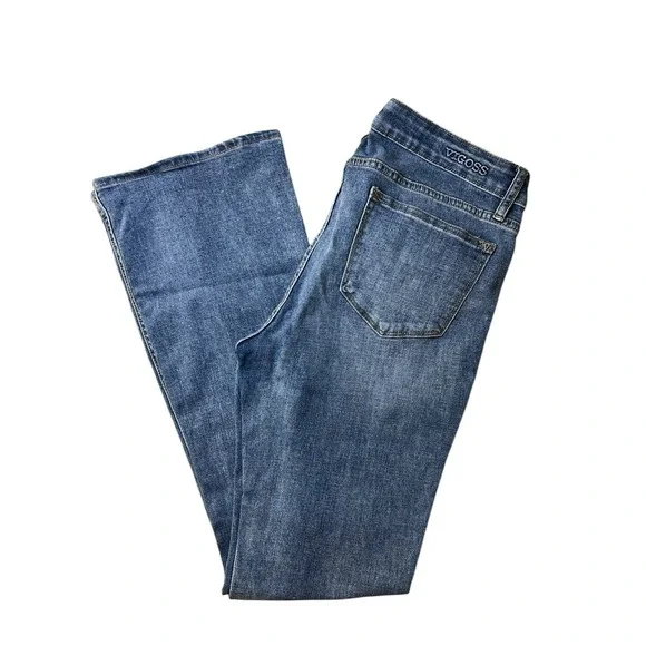 Vigoss Marley Boot Cut Size 28 Five Pocket Cotton‎ Denim Blue Jeans Women's