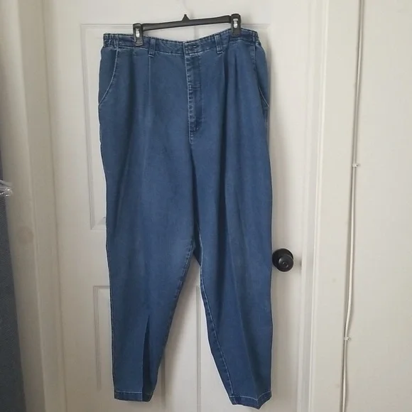 Womens Lee Pleated Jeans 24W