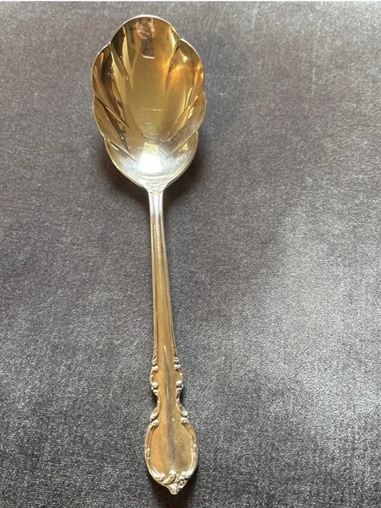 Vintage 1847 Rogers Bros. Reflection Silver-Plated Serving Spoon