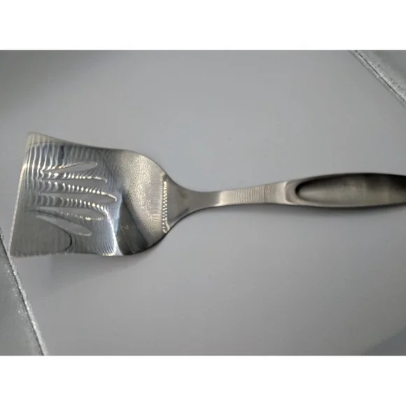 AMCO Stainless Slotted Spatula 18/10 Rust Proof