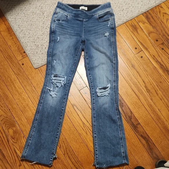 Distressed Blue Women's Jeans