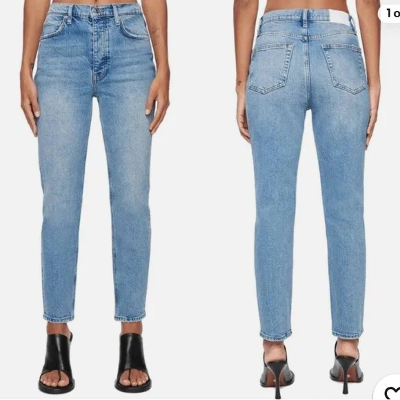 DSTLD ABSLT Vintage Straight Jeans Size 26 Light Wash