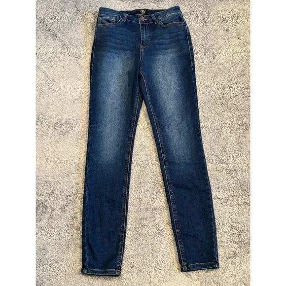BBJ Los Angeles Jeans Womens 3/26 The South Beach Skinny Ankle Stretch Blue
