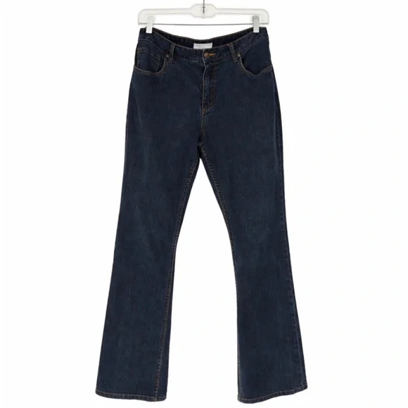 Coldwater Creek Dark Blue Natural Fit (Straight Leg) Jeans 16T
