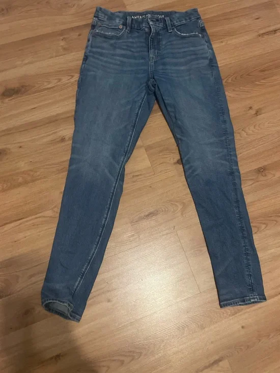 American Eagle Outfitters Dark Blue Stretch skinny Womens Jeans size 6