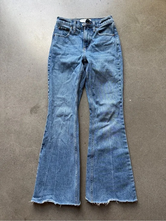 Abercrombie & Fitch Women's High-Rise Flare Jeans