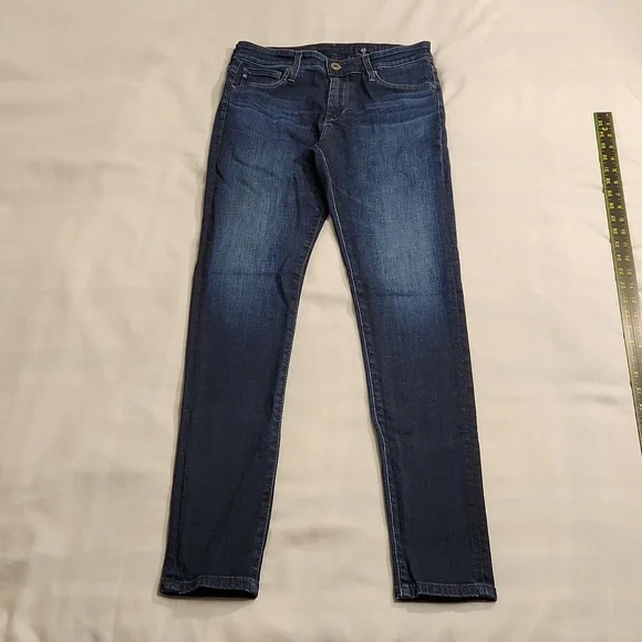 Adriano Goldschmied Jeans The Farrah High Rise Skinny Women's 27 blue denim‎