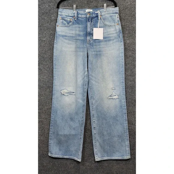 Pistola Hendrix Women's Wide‎ Leg Jeans Size 28 Y2K Grunge Distressed NWT