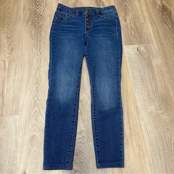 d. jeans High Rise 5Button Stretch Skinny Jeans size 6