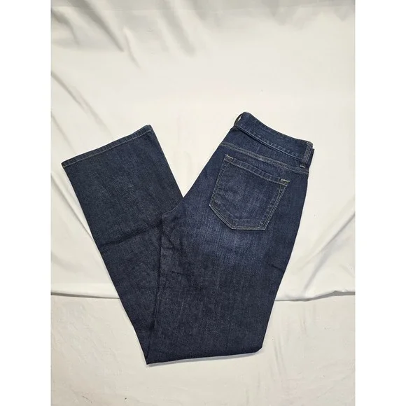 Ann Taylor Loft Curvy Bootcut Jeans Dark Wash Size 6/28 Womens Denim‎