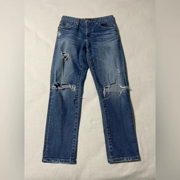 AG Adriano Goldschmied The Ex-Boyfriend Slim Slouchy Jeans Women's 26R (26x25.5)