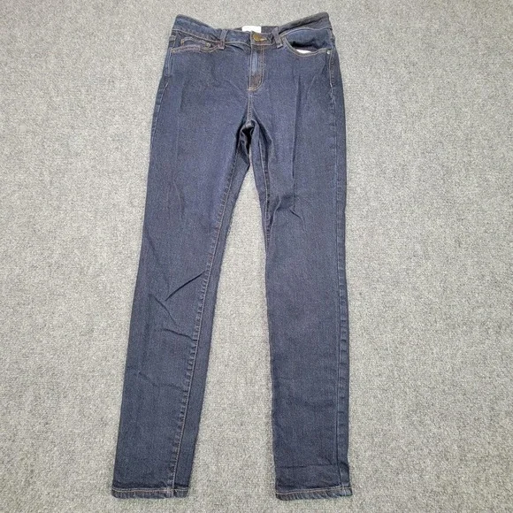 Daily Ritual Jeans Women 29R Blue High-Rise Skinny Stretch Denim Dark Wash Pants