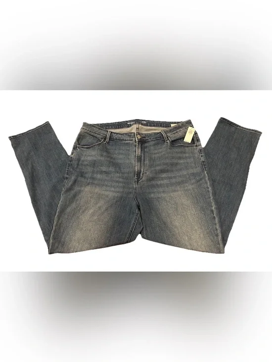 Old‎ Navy High Rise Straight Jeans Womens 18 Stretch Denim Pants NWT New