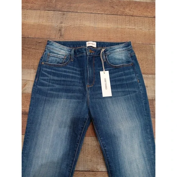 Driftwood Audrey Womens 31/29 Straight Leg Medium Blue Denim Classic  Jeans 2625