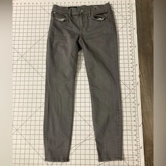 J. Crew Women’s Size 26 Grey‎ Toothpick Jeans