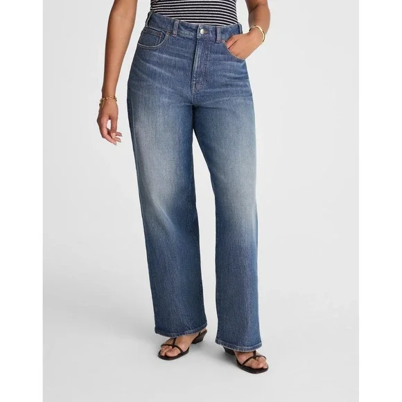 Madewell‎ The Petite Curvy Perfect Vintage Wide-Leg Jean 29P Harvey Wash NWT