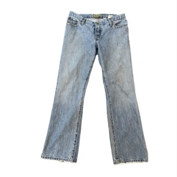 Cruel‎ Girl Vintage Blue Straight slight bootcut Jeans Slim Classic Style