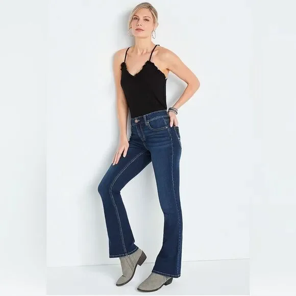 NWT sz 14 *m jeans* by maurices Classic Flare Mid Rise Jean