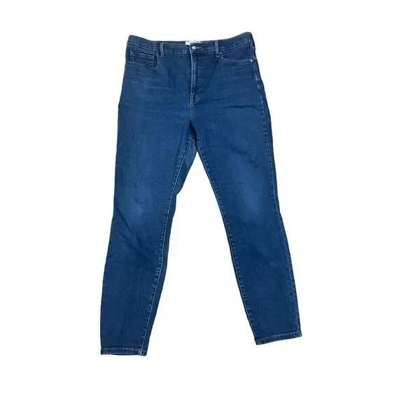 Everlane high rise straight leg jeans 33”‎