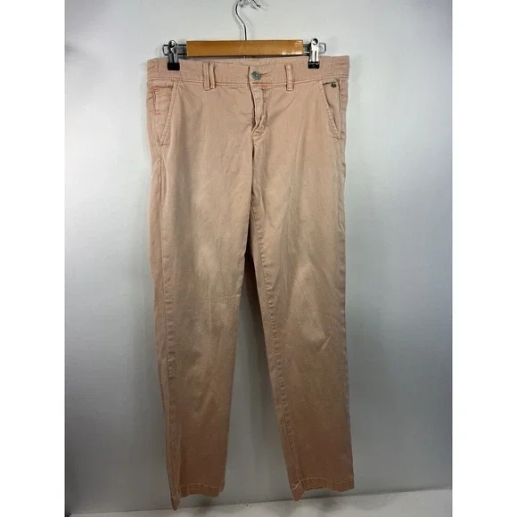Anthropologie Pilcro and‎ the Letterpress Hyphen Jeans Women's Size 27 Peach