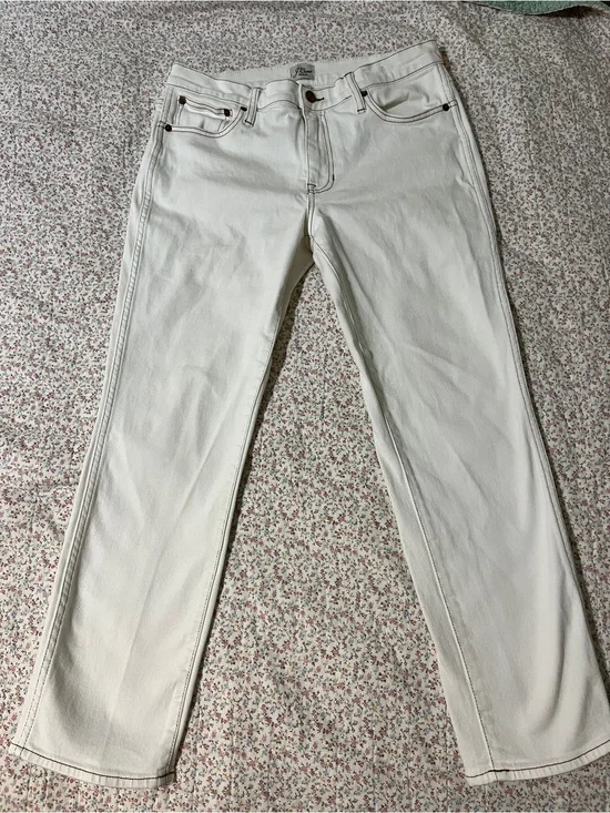 J. Crew Vintage Straight Women’s Denim Jeans with Contrast Stitching. Size 29