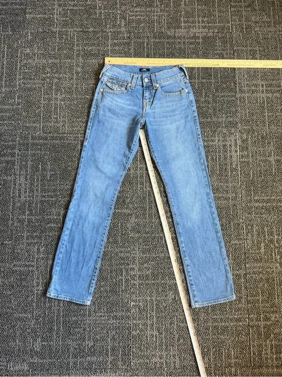 Authentic Y2K True Religion Jeans Light Wash Bootcut Size 28