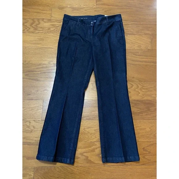 Talbots Jeans Signature Boot Size 14P / 32 Petite Dark Blue New! NWT‎ $150