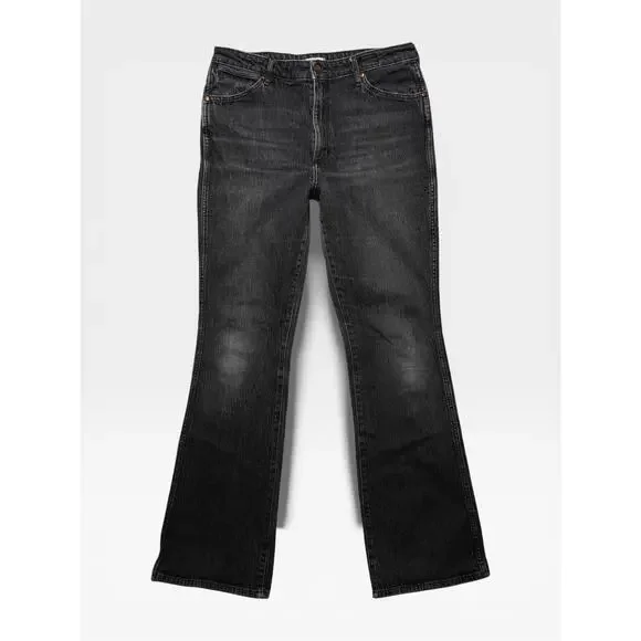 Wrangler Westward Night Ride Jeans Black W32 L34 High Rise‎ Bootcut Denim