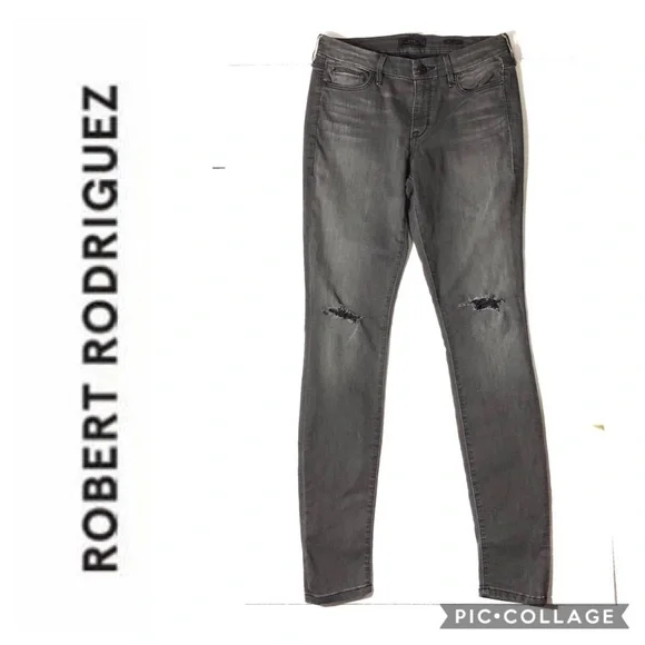RND Distressed Jazz Skinny Jeans Sz 28 Robert Rodriguez