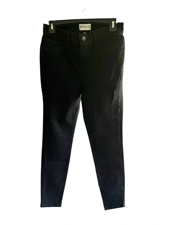 Etica Women's Straight Leg Jeans - Black