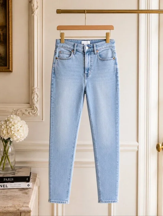 H&M Light Wash High Rise Skinny Jeans | Gently Used