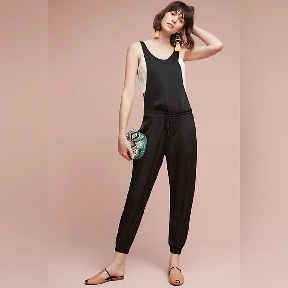 Anthropologie Dolan Sotto Black Jumpsuit/Size XSmall