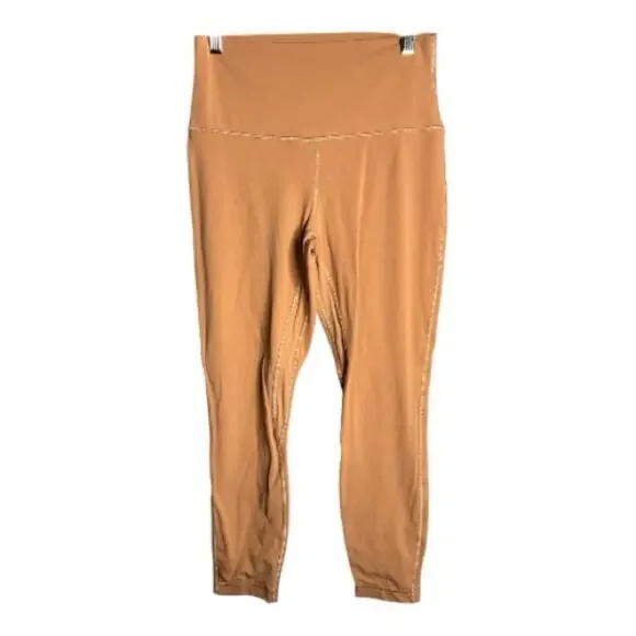 Lululemon Brown Cropped Mid Rise Leggings 4