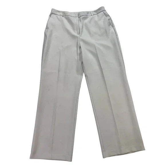 Joie Trousers Womens XL Beige Good Wide Leg Recycled Blend Professional