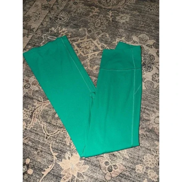 Lululemon Groove NuLu High Rise Flare Pant Green