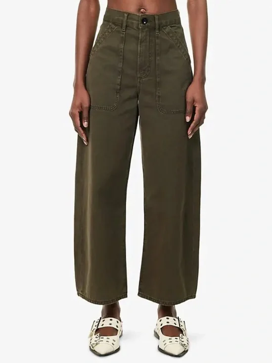 Citizens of humanity nwot Ayla olive green crop cargo pants
