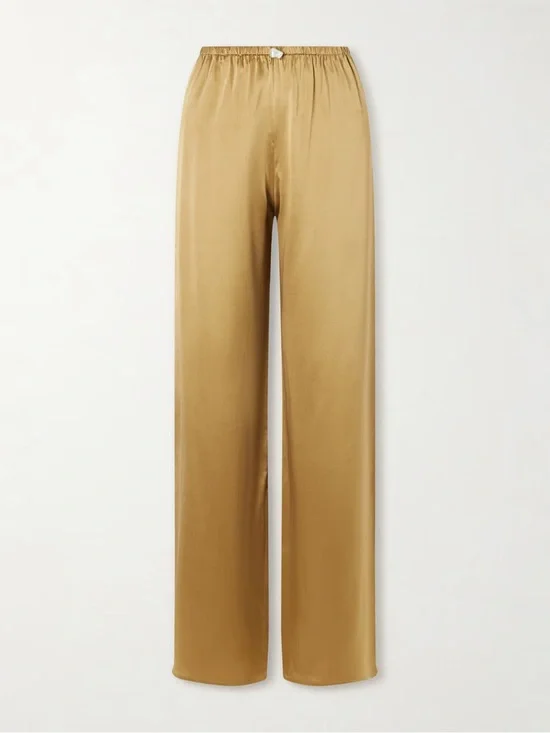 Sara Cristina NY Playa Pants in Camel Silk - BNWT
