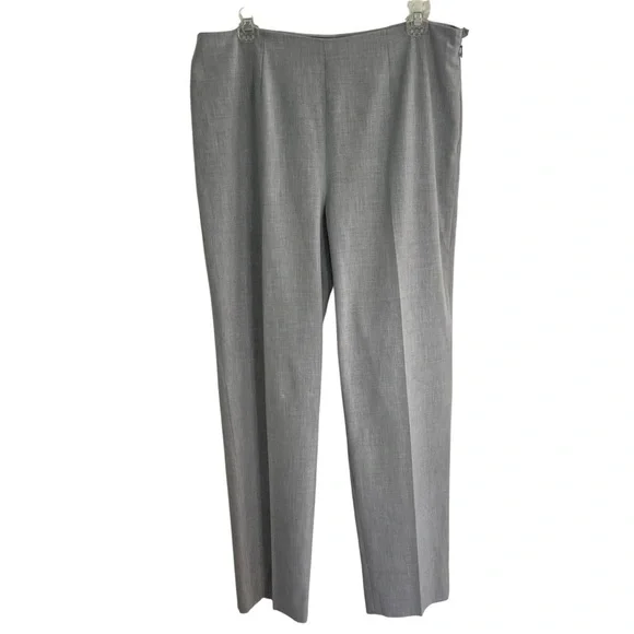 Thalian Light Gray Trousers Side Zipper Size 14